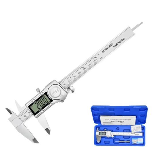 DITRON IP54 Waterproof Dustproof Stainless Steel Digital Caliper 0.01mm Accuracy 6/8/12 Inch