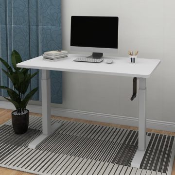 Ergonomic Height Adjustable Office Desk Table