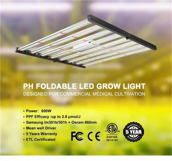 Dimmable Led Grow Light Bar 600W 3000K 6000K
