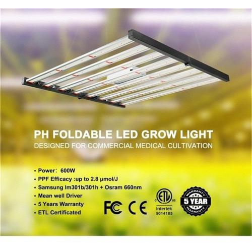 Dimmable Led 성장 라이트 바 600W 3000K 6000K