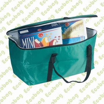 Cooler Bag, Made of Insulated 51% RPET and 49% Poly RPET Fabric