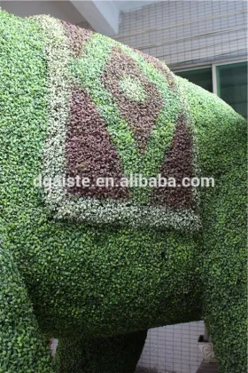 artificial design nature simulation grass plant elephant statue animal sculpture