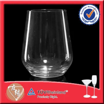 Round Bottom Drinking Wine Cup 410ML Glass Goblet