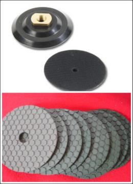 4'' Diamond Flexible Polishing Pad for Dry Use