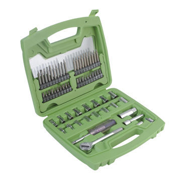 62-piece socket drive and bits set