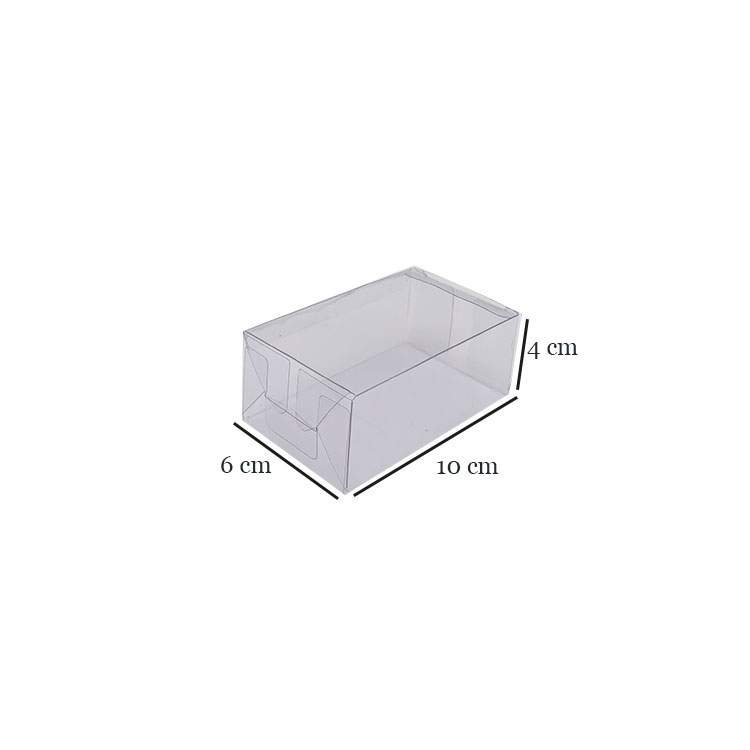 Small plastic PVC clear acetate packaging box