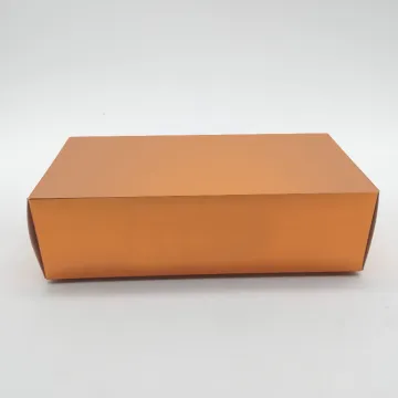 Gold Color Moon Cake White Card Box