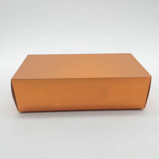 Gold Color Moon Cake White Card Box