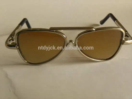 Dolls glasses fashion metal sunglasses made in China