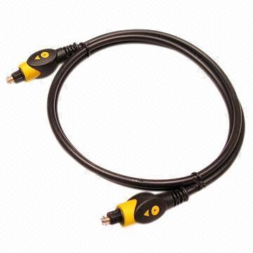Fiber optik kablo, 24 k altın kaplama konektörler, PVC yapılan