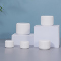 White Plastic Cream Jar Empty Face Cream Jar