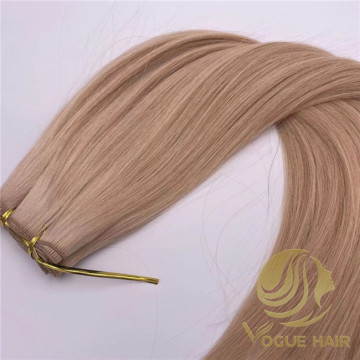 Large customized #22 hand tied weft hair