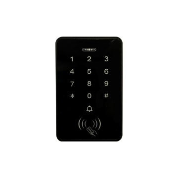 Standalone Plastic Touch Keypad Door Lock with RFID Access Control Systems: Password and Access Control Card Reader