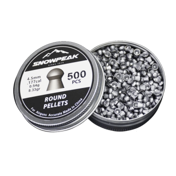 Runde Bleikugeln (4,5 mm/5,5 mm/6,35 mm)
