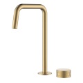 Contemporary Style Widespread Solid Brass Bathroom Vanity Sink Faucet Lavatory Mixer Tap