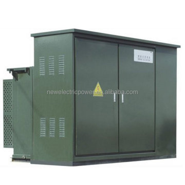 Pre-assembled combined box-type transformer