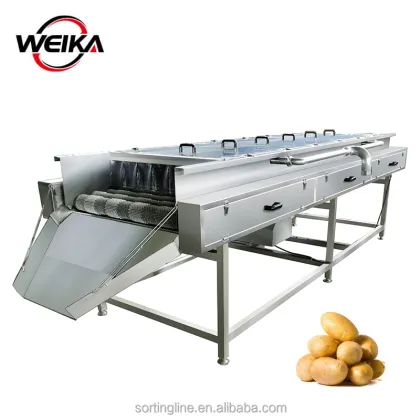 High Speed Automatic Brush Washing Machine for Shellfish