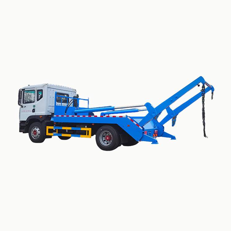 Dongfeng 10cbm Swing Arm Rubish Bin Waste Truck