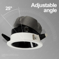 10W Aluminium Retraité de plafond en aluminium LED Spotlight Downlight