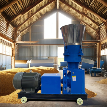 Vache et mouton Mini Machine de production d'aliments de granulis - Maker à granules à moteur diesel pour aliments pour animaux