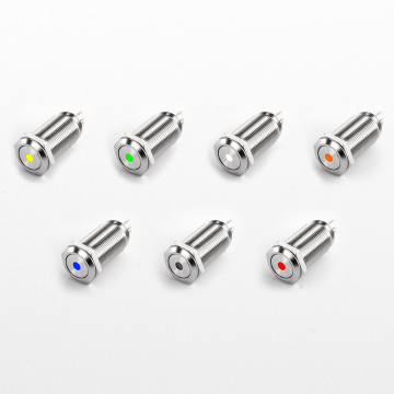 Waterdichte metalen drukknopschakelaar 12 mm-19mm 3a 12V/24V aan-uit 5pin/7pin