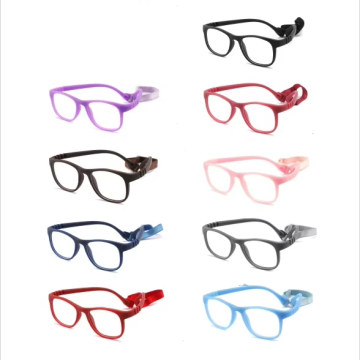 Unbreakable Kids Spectacle Frames - New Brown Solid Pattern Glasses for Children