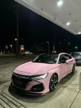 Glossy Sakura Pink Car Wrap