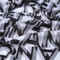 Material de punto de malla cerrada, ligero y estampado para deportes