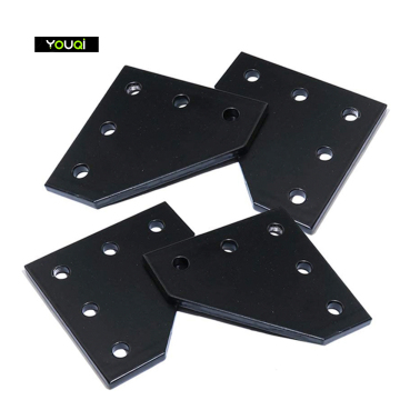 Aluminum Profile Accessories: YouQi 5 Hole Joint Board Plate, Corner Angle Bracket, and Connection Strip for 6mm Slot