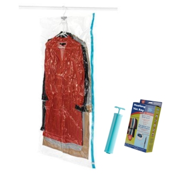 Plastic Hanging Vacuum Bags for Compressed Clothes Storage