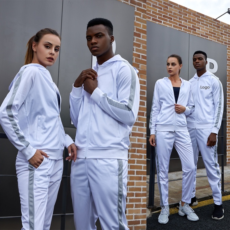 Custom Logo Running Mens Polyester Sports Tracksuit