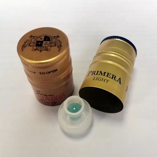 Vodka Aluminum plastic screwcap