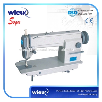 Xs0034 High Speed Single Needle Flatbed Lockstitch Industrial Leather Shoe Sewing Machine