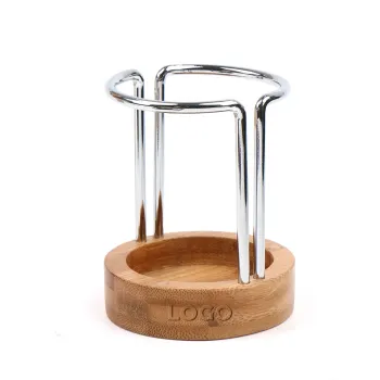 Customized Retro Wooden Pen Holder for Office and Home