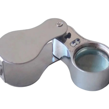 Handheld High-Magnification LED Magnifying Glass for Jade Identification