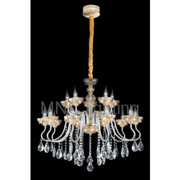 hot sale candle crystal chandelier 15L pendant lamp