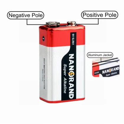 Customized High Energy 6LR61 AAA AA 9V Dry Cell Battery