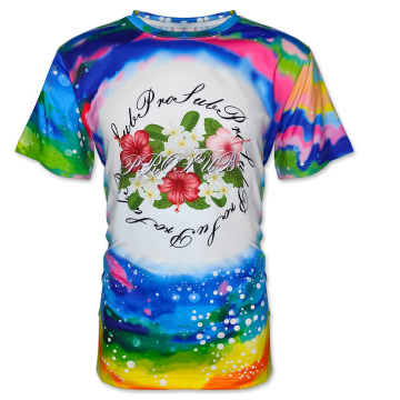 Subbank Custom Polyester Rainbow Blank Sublimation T-Shirts