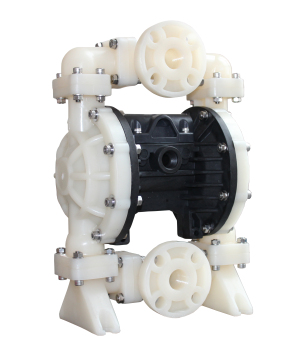 FLOLINK Pneumatic Diaphragm Pump for Polypropylene, PVDF, Aluminum, Stainless Steel, and Cast Iron