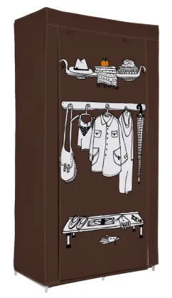 Vintage Metal wardrobe portable wardrobe closet