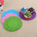 2015 nóng bán tròn đầy màu sắc giấy Doilies