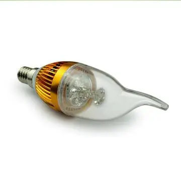 3*1W candle lamp 3W led candle light