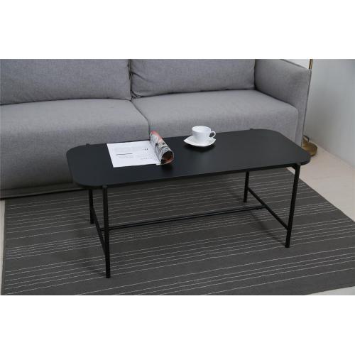 Table basse noire pour bureau ou salon