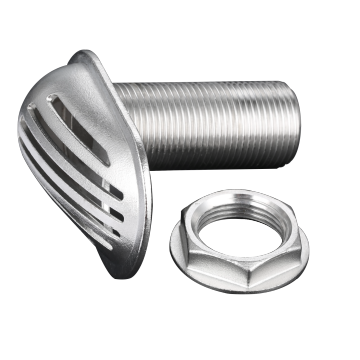 Intake strainer stainless steel marine hardware