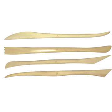 Wooden clay sculpture knife set, 15 pieces/set, measures 8 inches