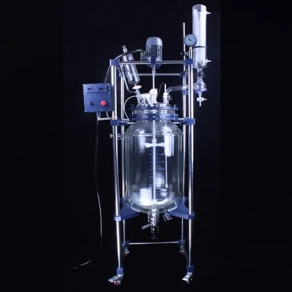 100l Chemical jacketed glass reactors