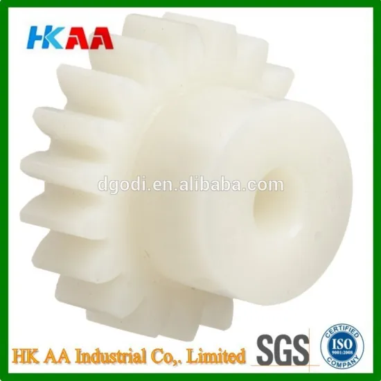 High quality molded Spur Gear, 20 Degree Pressure Angle, Polyoxymethylene