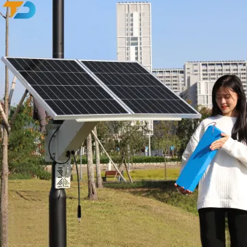 Powering Surveillance: TecDeft Solar Surveillance Camera Bracket with Lithium Battery, Power Generator, 120W Solar Panel, and MPPT Solar Energy System