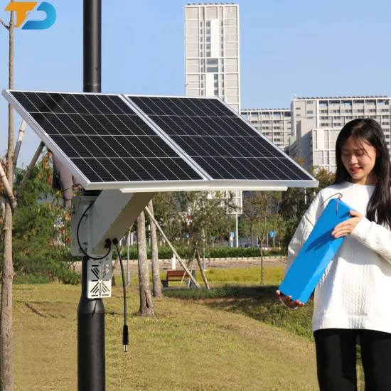 Powering Surveillance: TecDeft Solar Surveillance Camera Bracket with Lithium Battery, Power Generator, 120W Solar Panel, and MPPT Solar Energy System