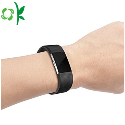 Dây đeo đồng hồ silicon mới nhất màu tím Deepbit Fitbit